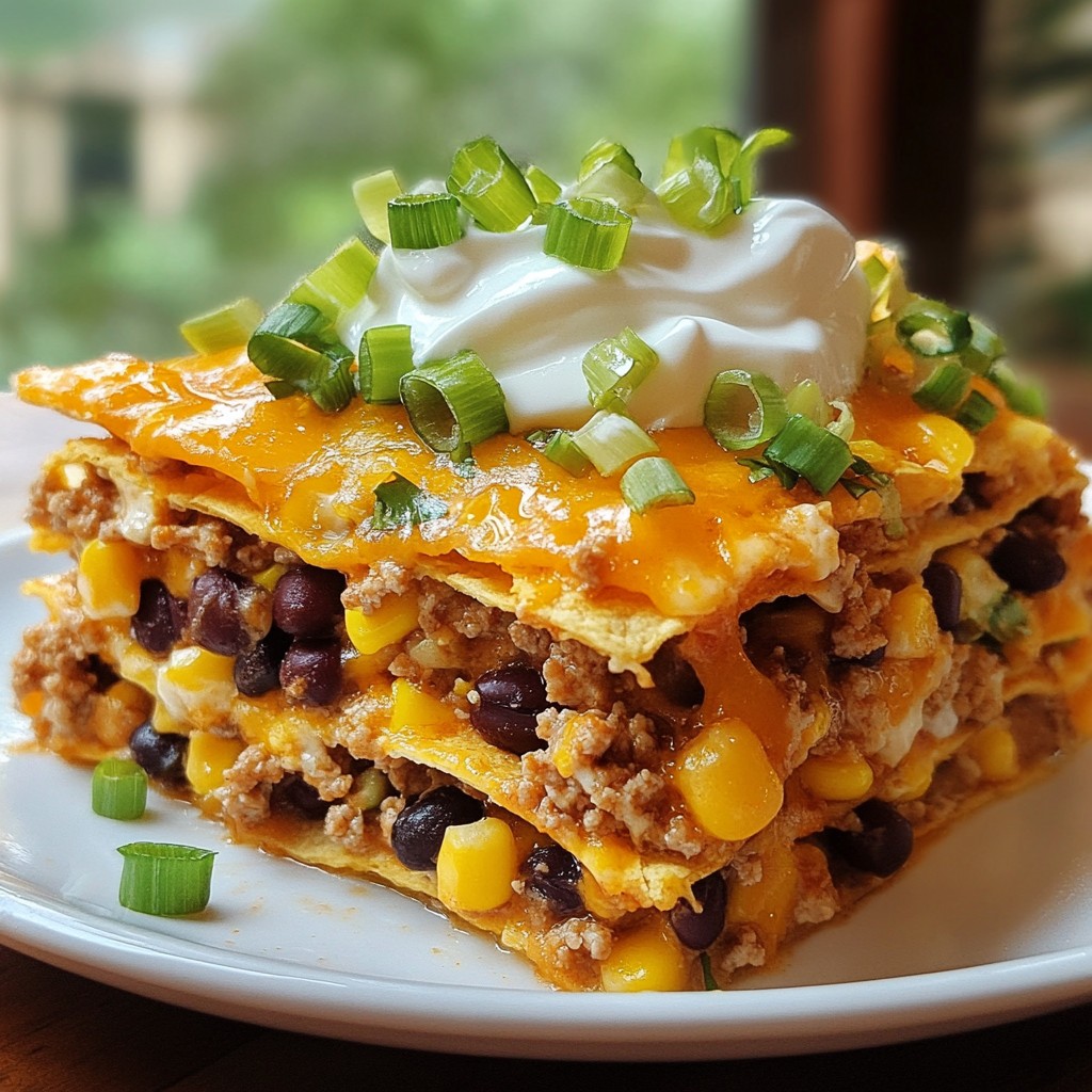 Double Decker Taco Bake Flavorful and Easy Recipe