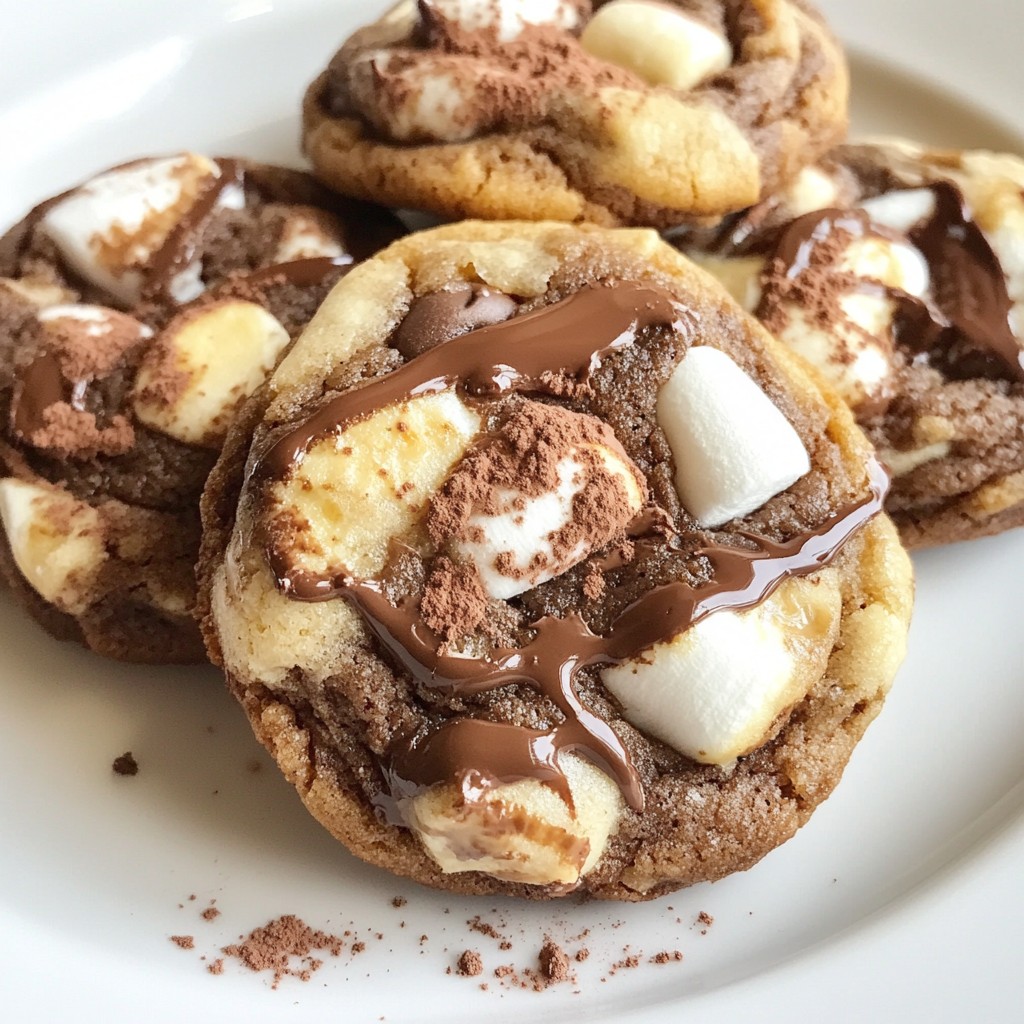 Chocolate Marshmallow Swirl Cookies Irresistible Treat