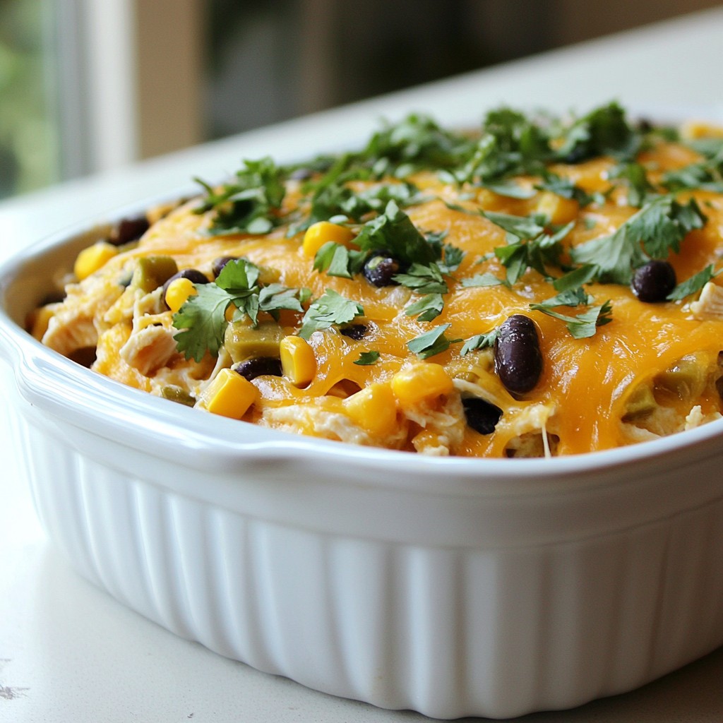 Green Chile Chicken Casserole Easy and Tasty Recipe