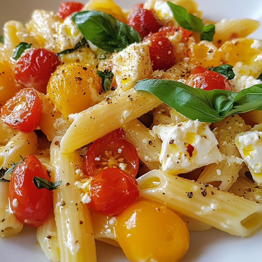 Baked Feta Pasta TikTok Trend Tasty and Simple Dish