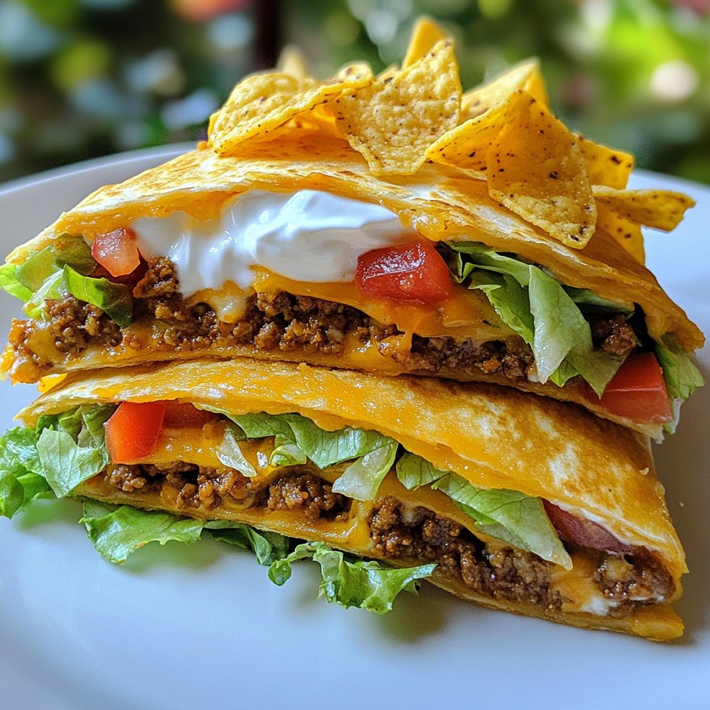 Crunchwrap Supreme Copycat Flavorful Homemade Meal