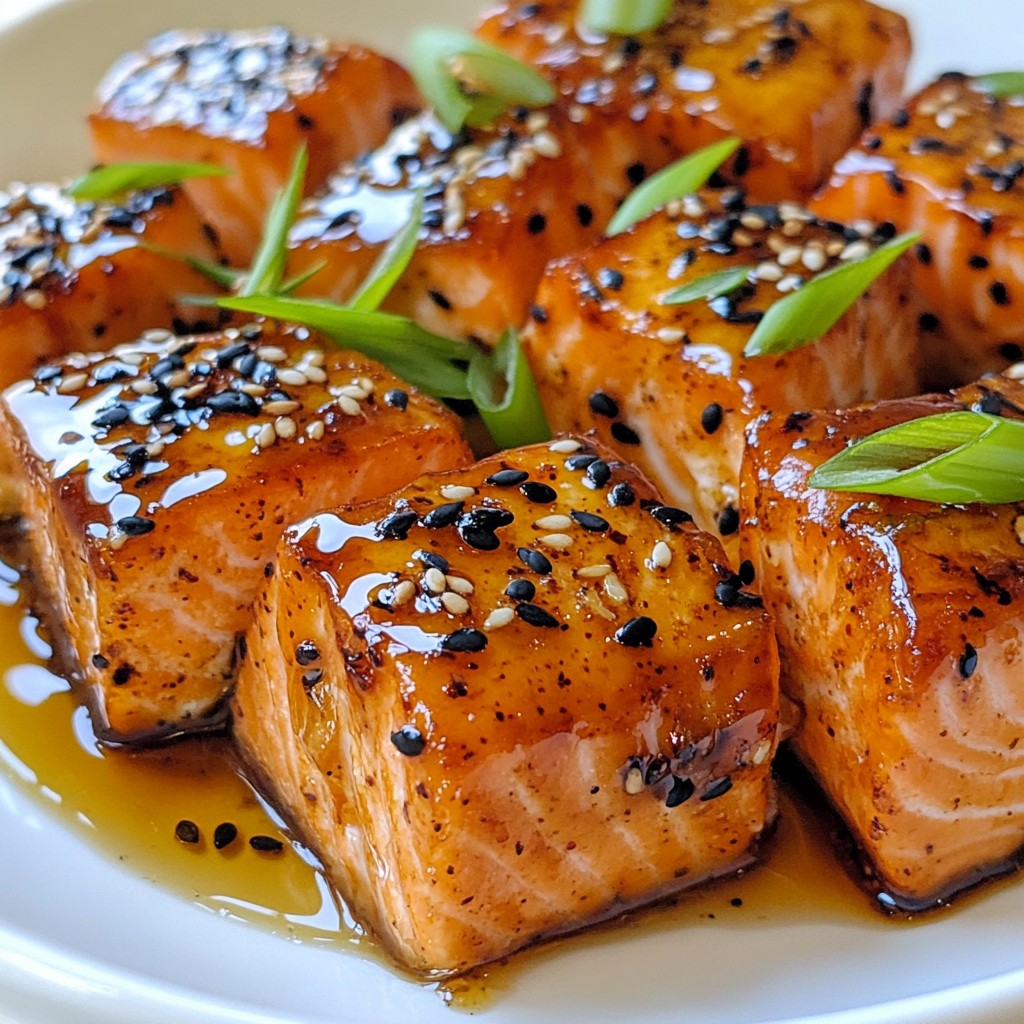 Maple Glazed Salmon Bites Savory and Simple Recipe