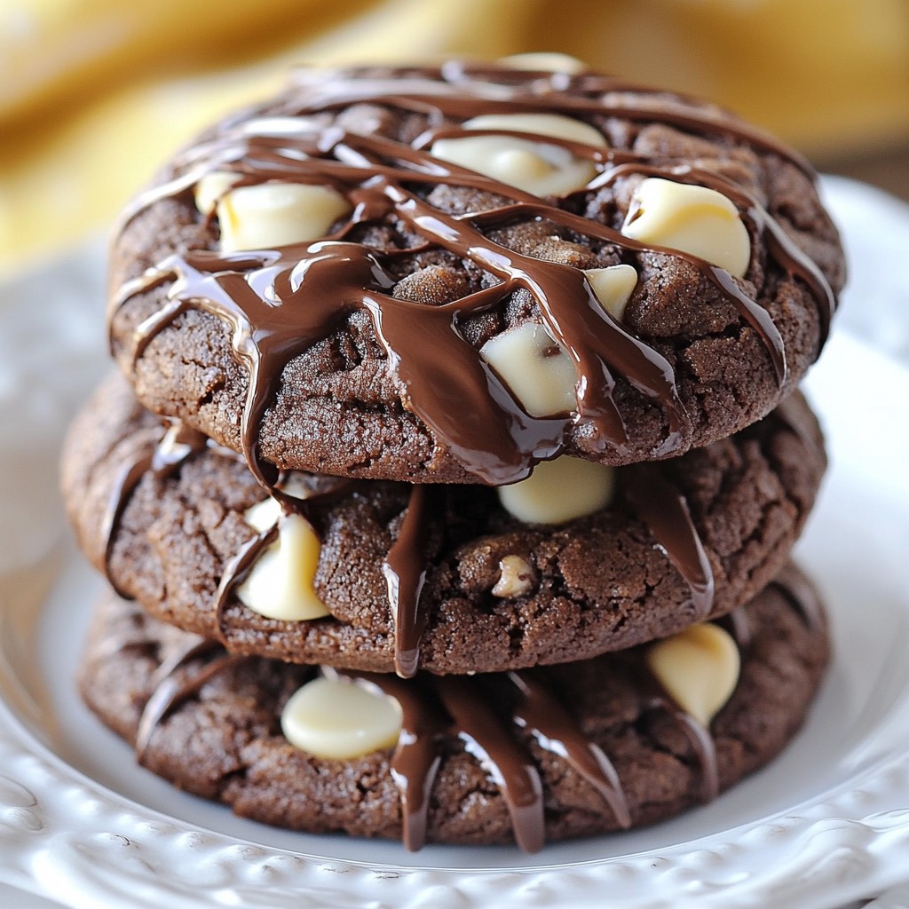 Chewy Dessert Double Chocolate Chip Cookies Delight