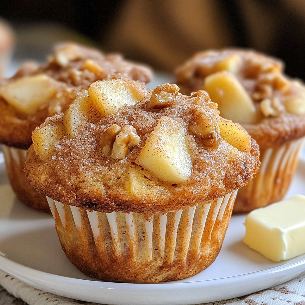 Apple Cinnamon Sourdough Muffins Tasty and Simple Recipe