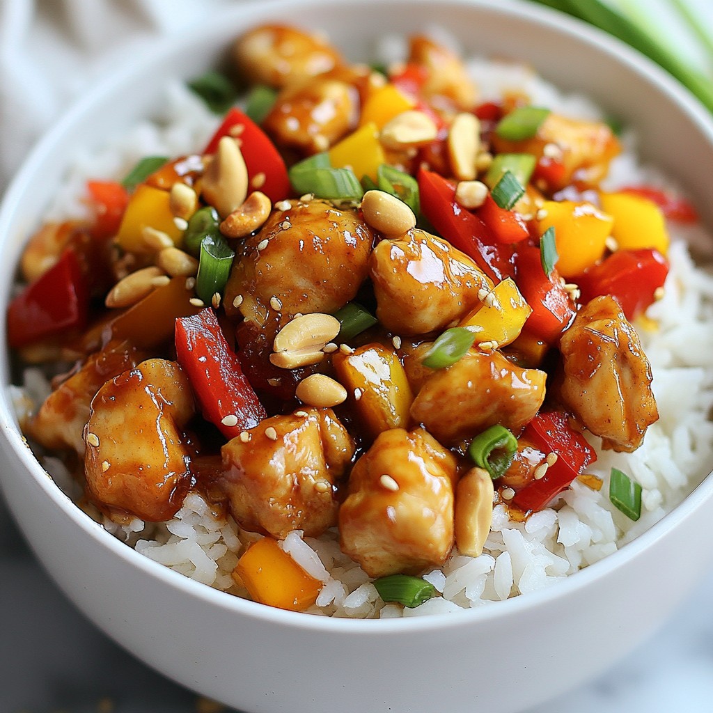 Spicy Kung Pao Chicken Bold and Flavorful Recipe