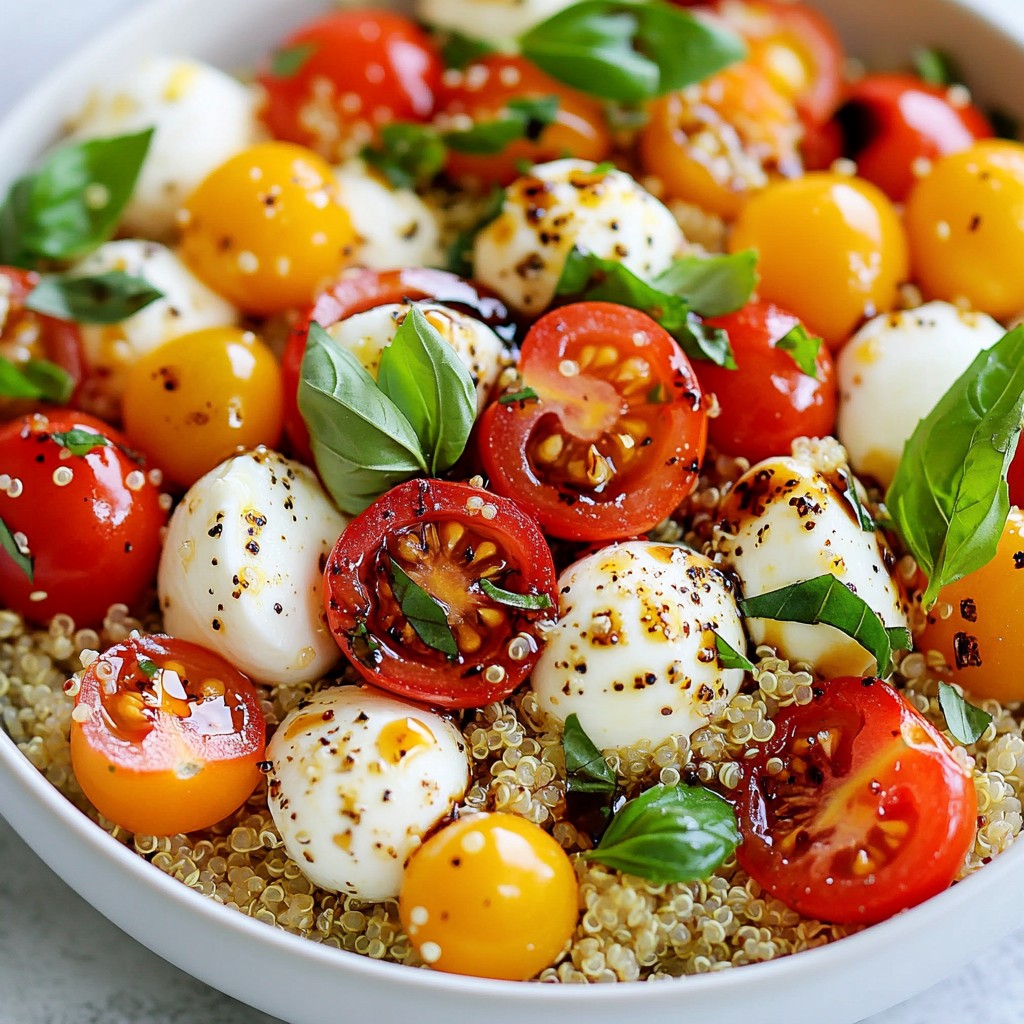 Caprese Quinoa Salad Fresh and Healthy Delight