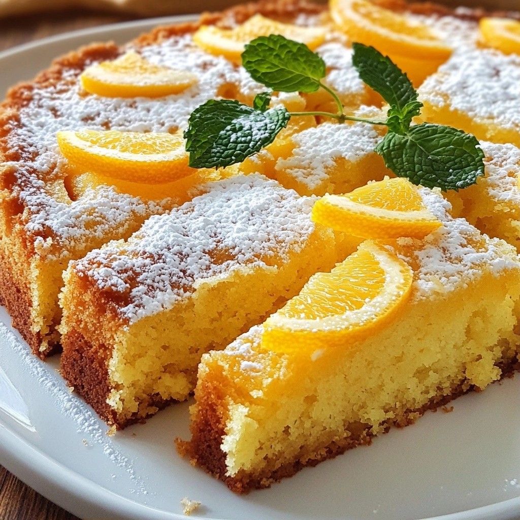 Fluffy Baking Orange Olive Oil Cake Simple Recipe