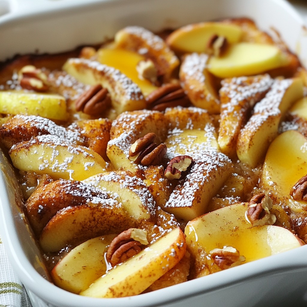 Apple Cinnamon French Toast Bake Rich and Cozy Delight