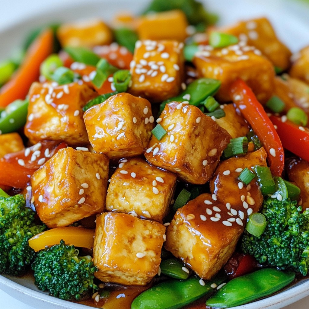 Teriyaki Tofu Stir Fry Flavorful and Easy Dinner Meal