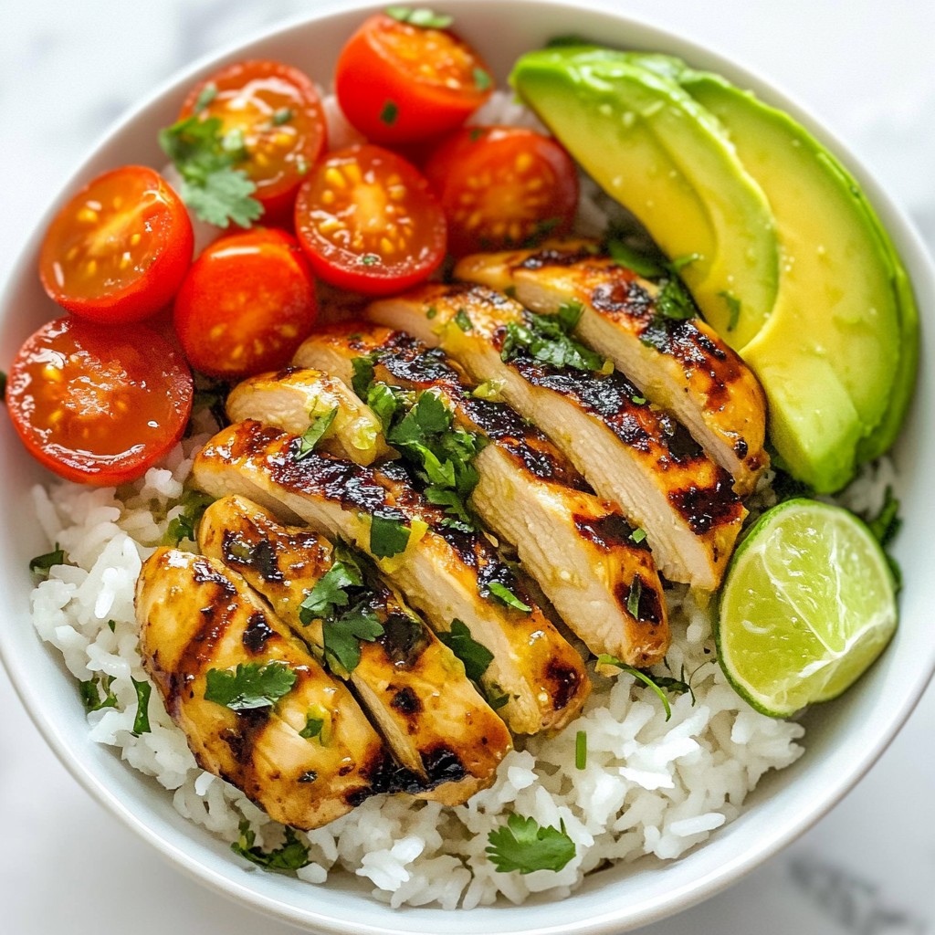 Coconut Lime Chicken Bowls Flavorful and Easy Dish