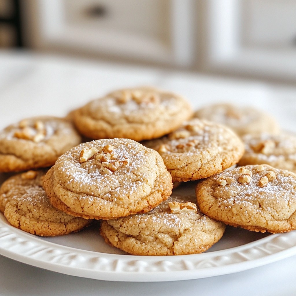 Festive Baking Eggnog Spice Cookies Delightful Treat