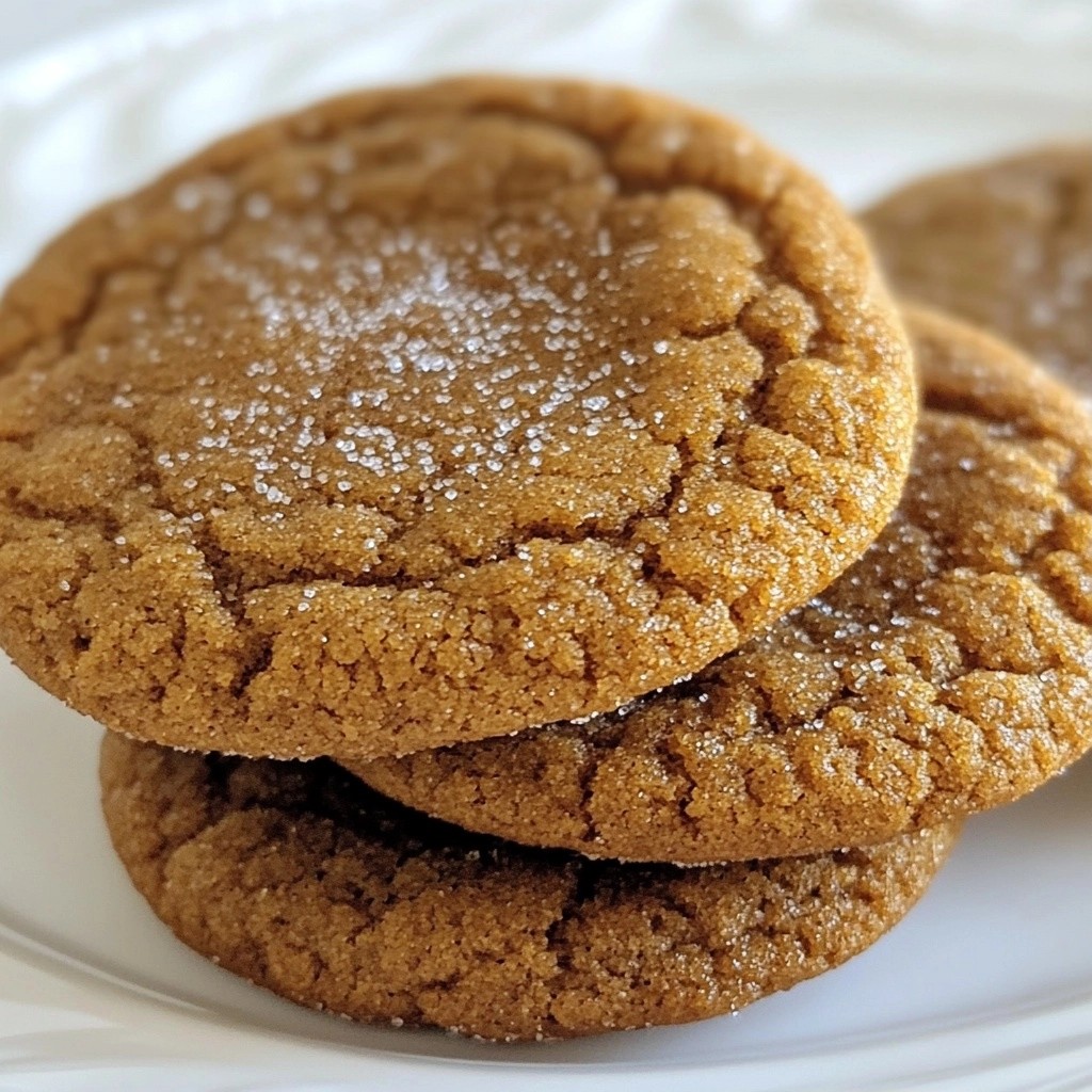 Soft Baking Molasses Spice Cookies with Ginger Delight