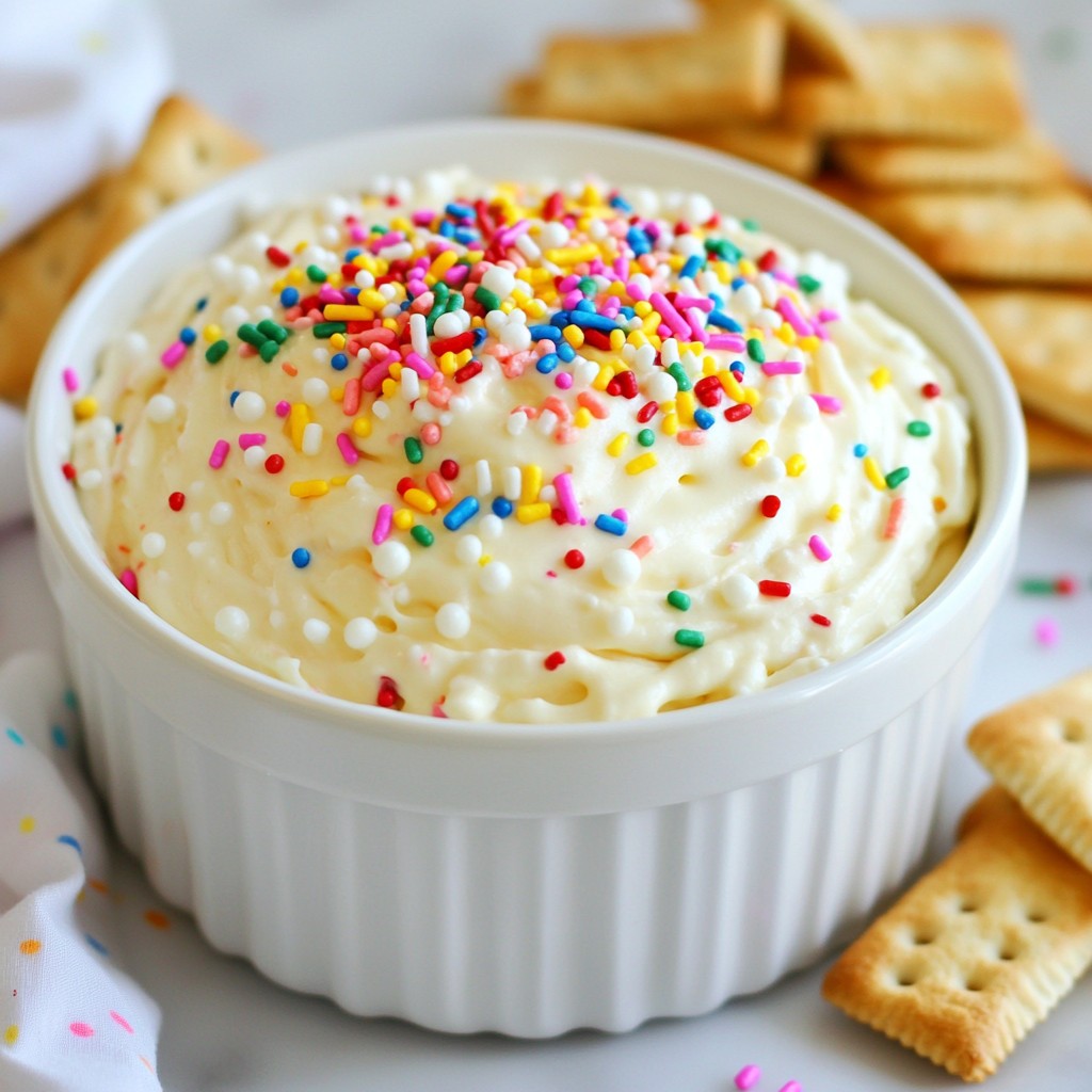 Funfetti Cake Batter Dip Delightful and Easy Recipe