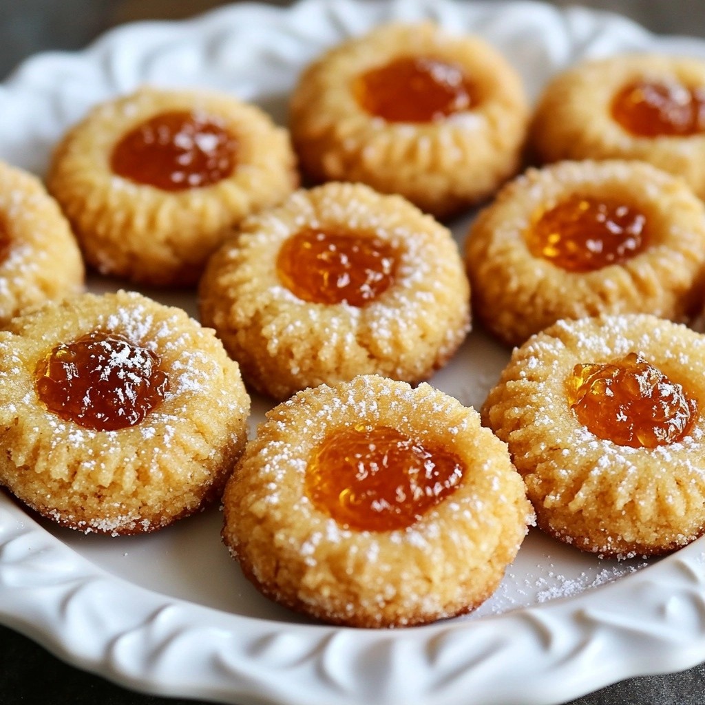 Crispy Baking Almond Butter Thumbprint Cookies Delight