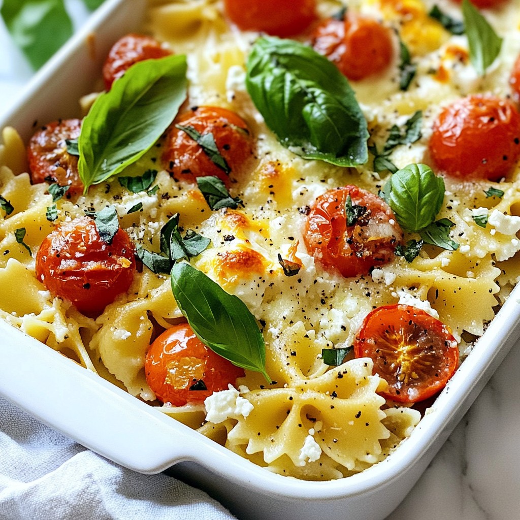 Baked Feta Pasta Flavorful and Simple Dish