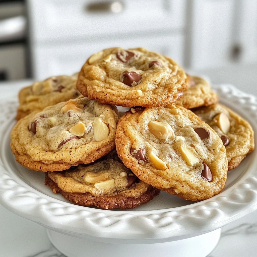 Chewy Baking Almond Chocolate Chip Cookies Delight