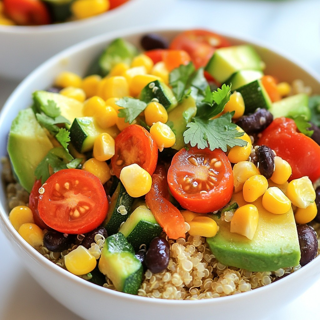 Veggie Loaded Quinoa Bowls Flavorful and Nutritious Meal