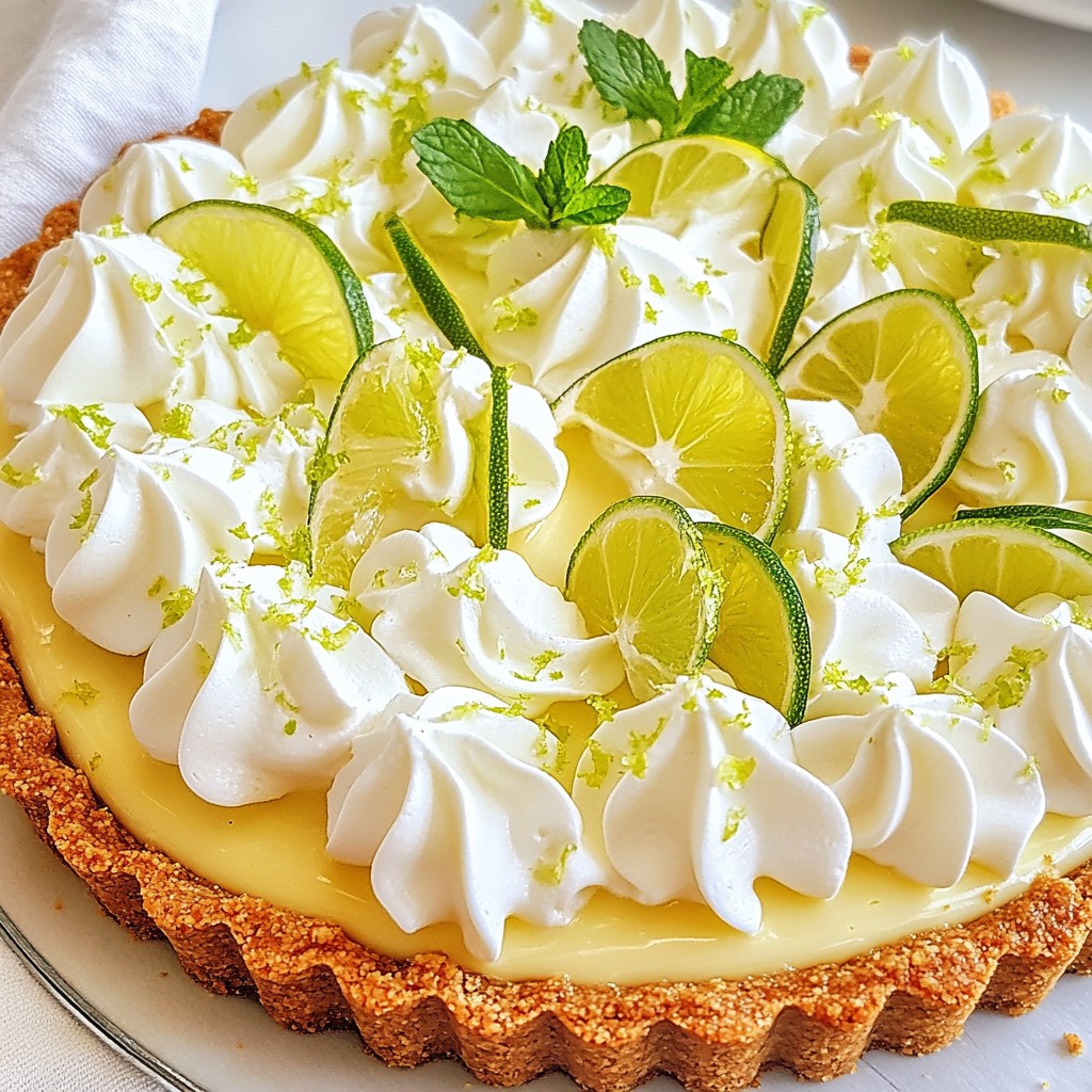 Creamy Dessert Key Lime Tart Delight for Everyone