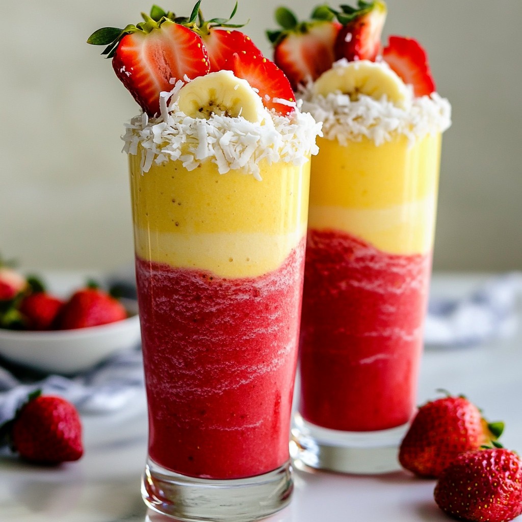 Strawberry Coconut Smoothie Fresh and Nourishing Blend