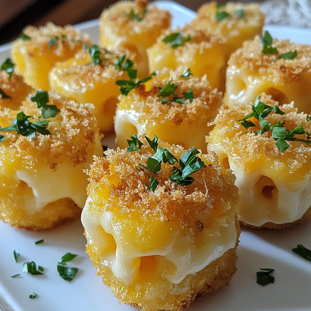 White Cheddar Mac & Cheese Bites Easy and Tasty Treat