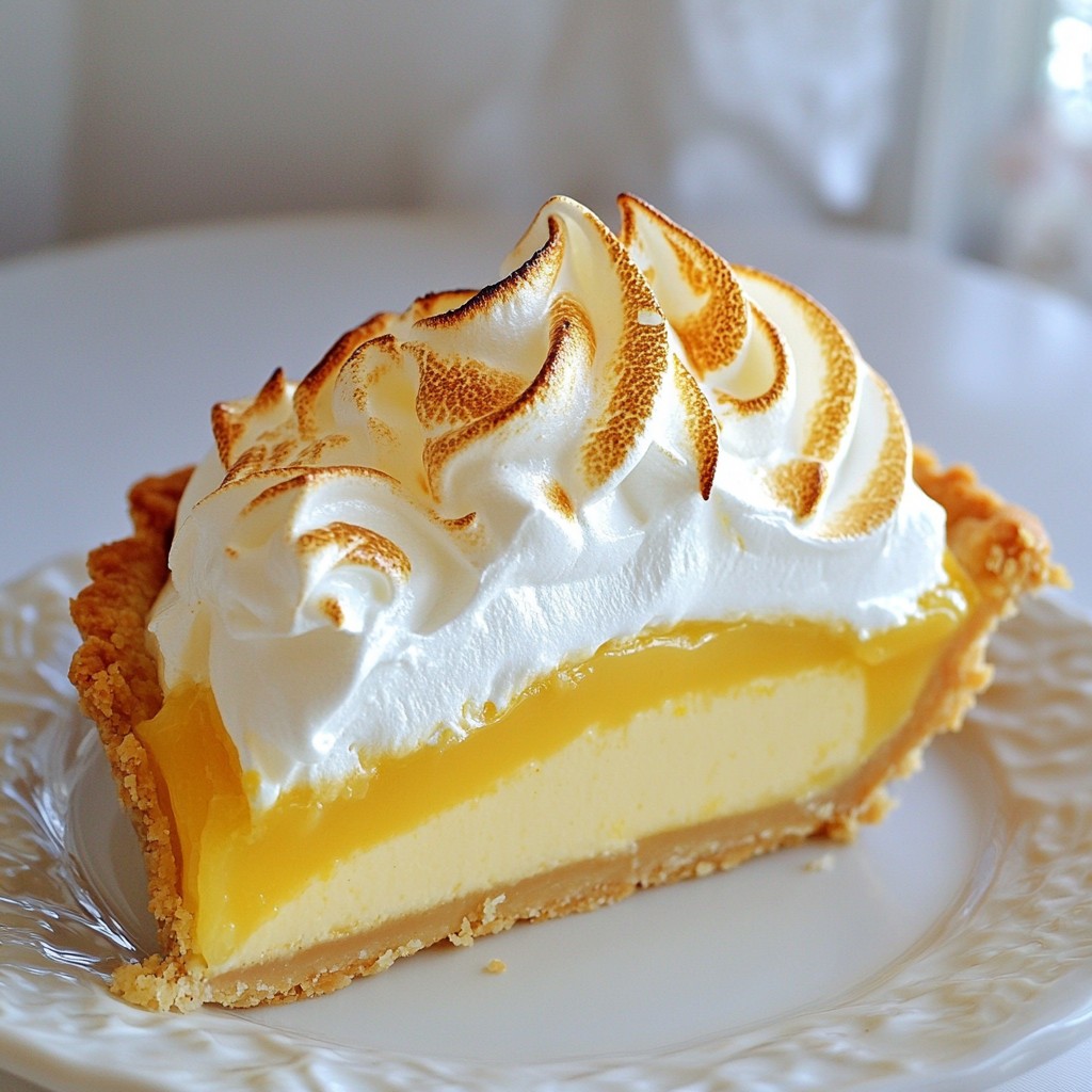 Classic Sweet Lemon Meringue Pie Delightful Dessert Recipe