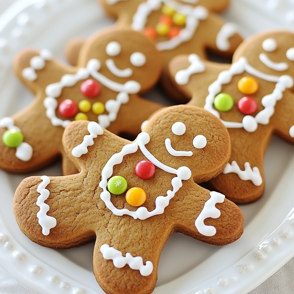 Festive Baking Gingerbread Men Cookies Easy Recipe