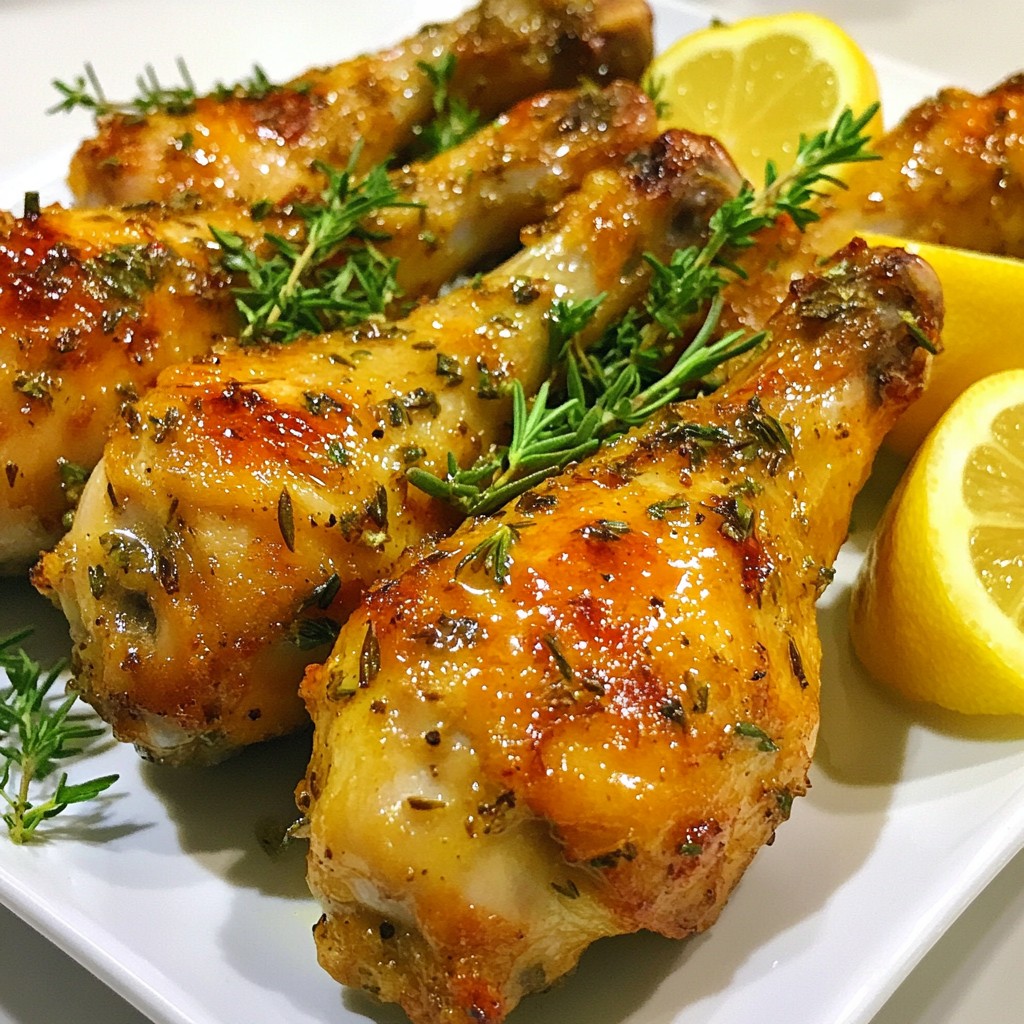 Garlic Herb Chicken Drumsticks Savory and Simple Meal