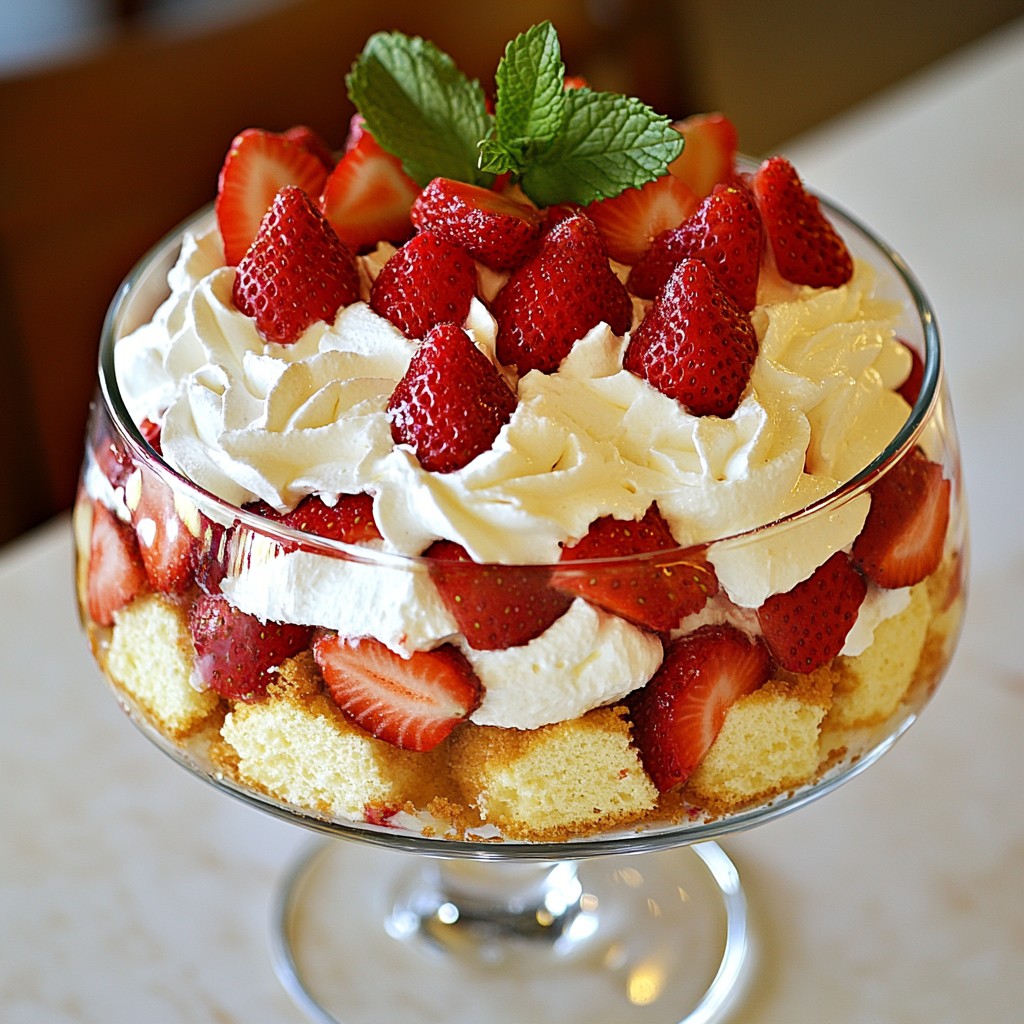 Strawberry Shortcake Trifle Delightfully Simple Recipe