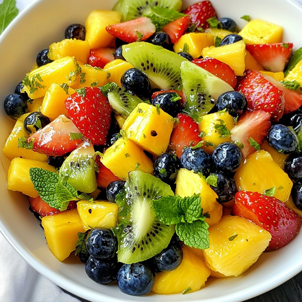 Honey Lime Fruit Salad Refreshing and Easy Treat