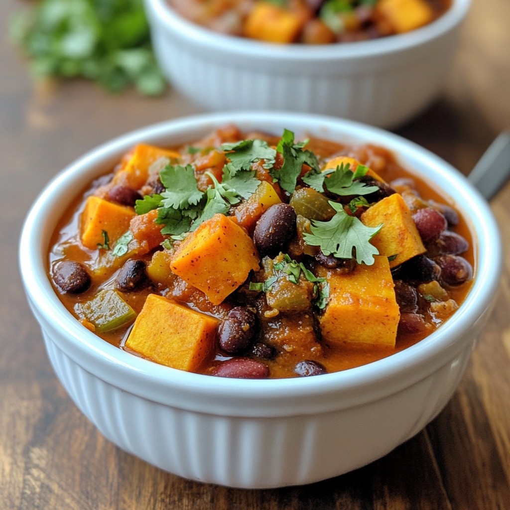 Vegan Sweet Potato Chili Flavorful and Hearty Meal