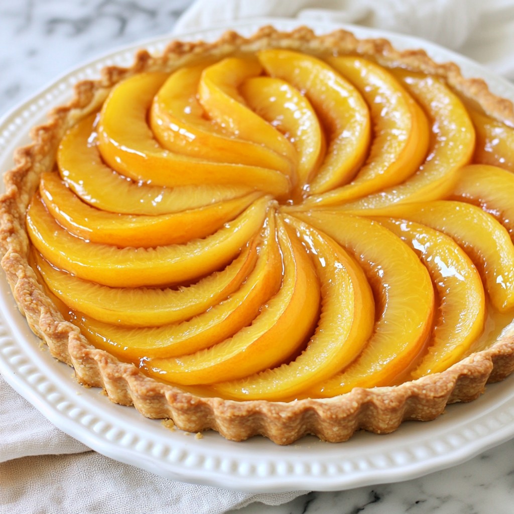 Classic Sweet Nectarine Tart with Almond Crust Delight