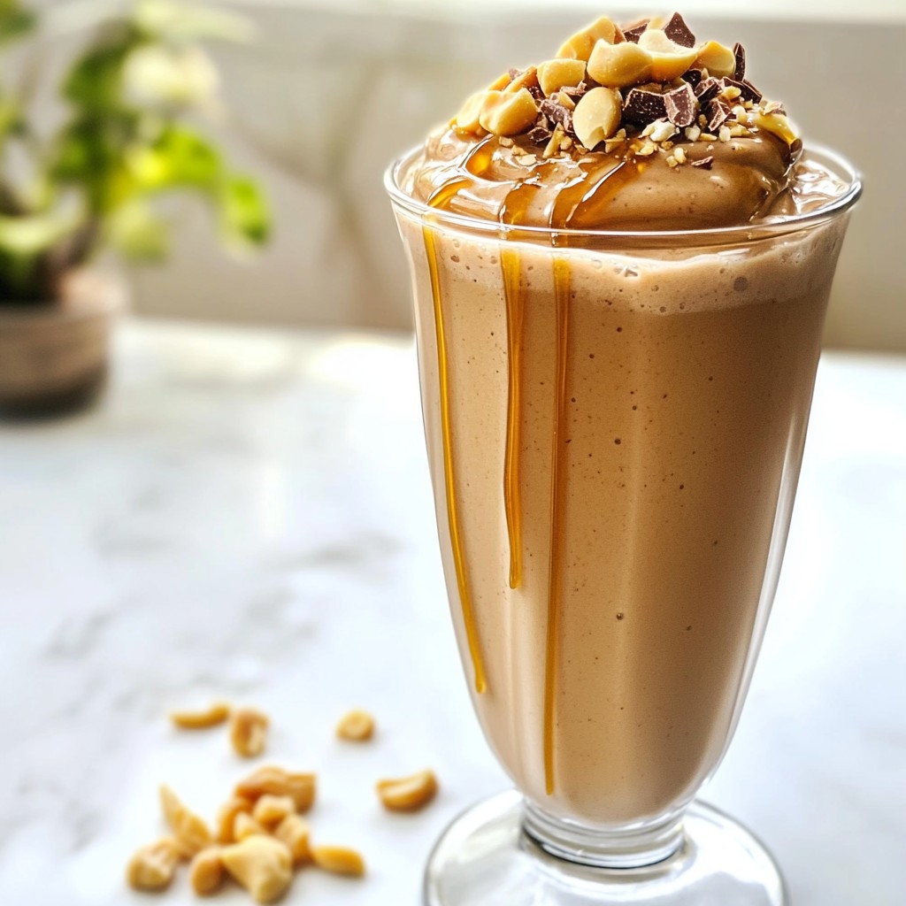 Snickers Protein Shake Rich Flavorful Treat Recipe