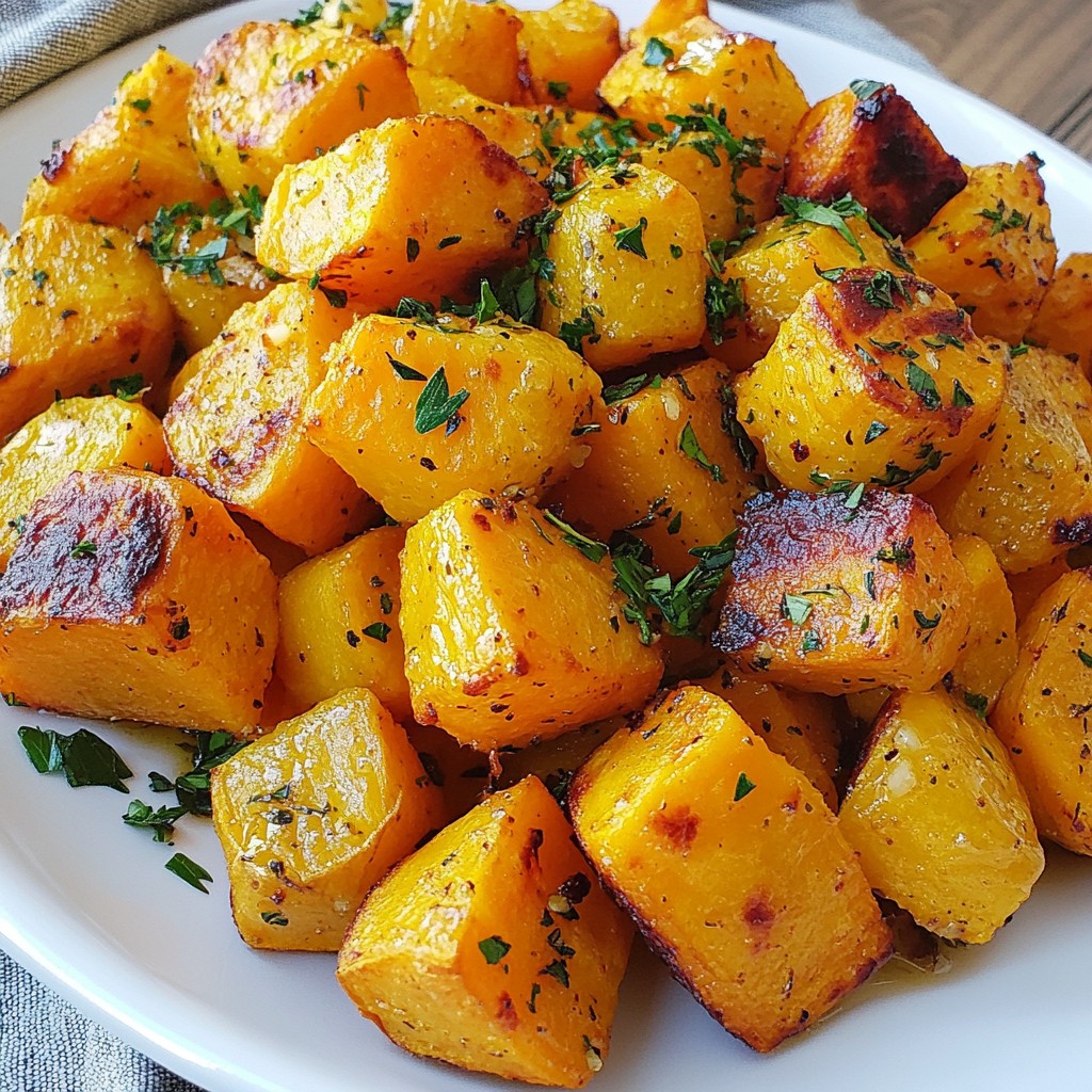 Garlic Herb Roasted Sweet Potatoes Flavorful Side Dish