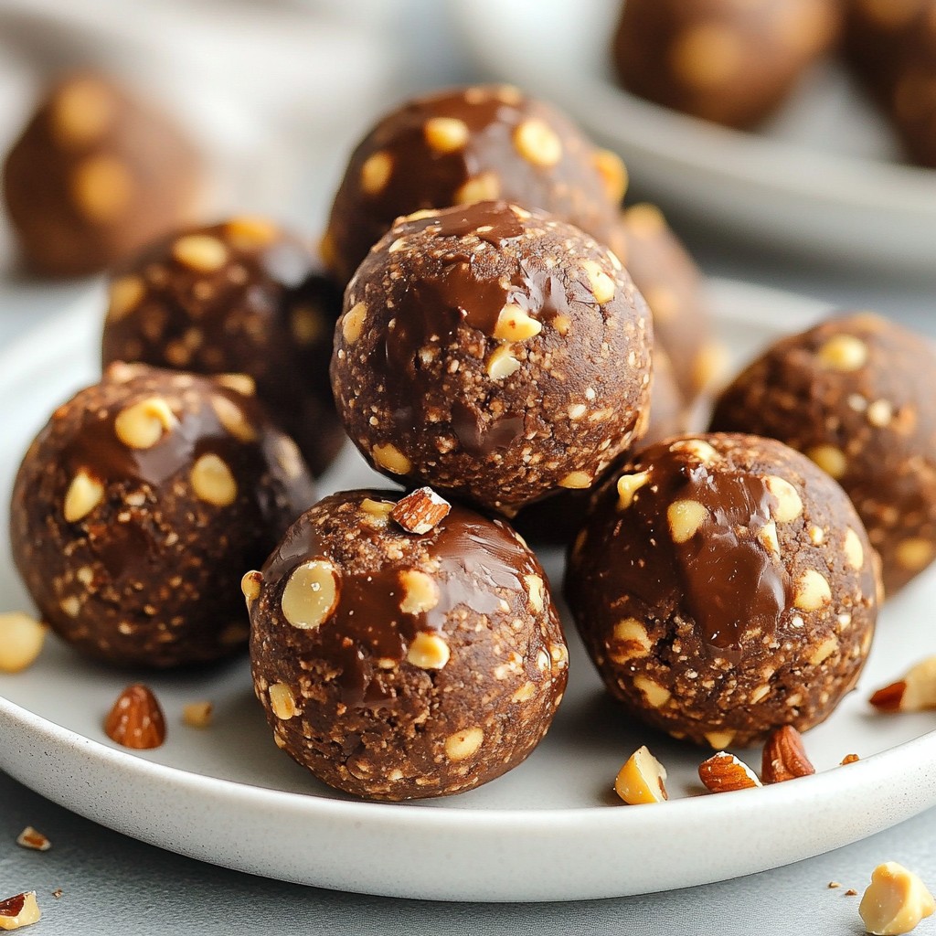 Chocolate Peanut Butter Energy Bites Tasty Boost
