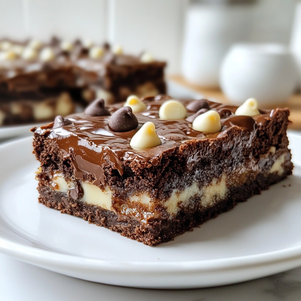 Fudgy Sweet Triple Chocolate Layer Bars Delightful Treat