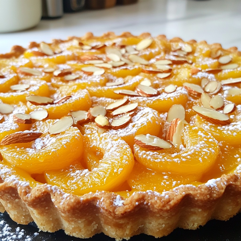 Classic Baking Apricot Almond Tart Delightful Recipe
