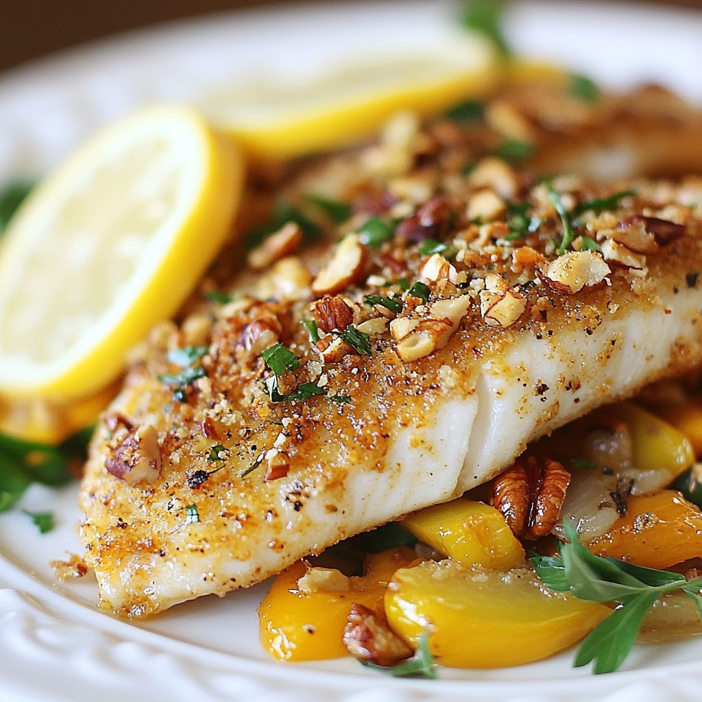 Pecan Crusted Tilapia Delightful and Easy Meal