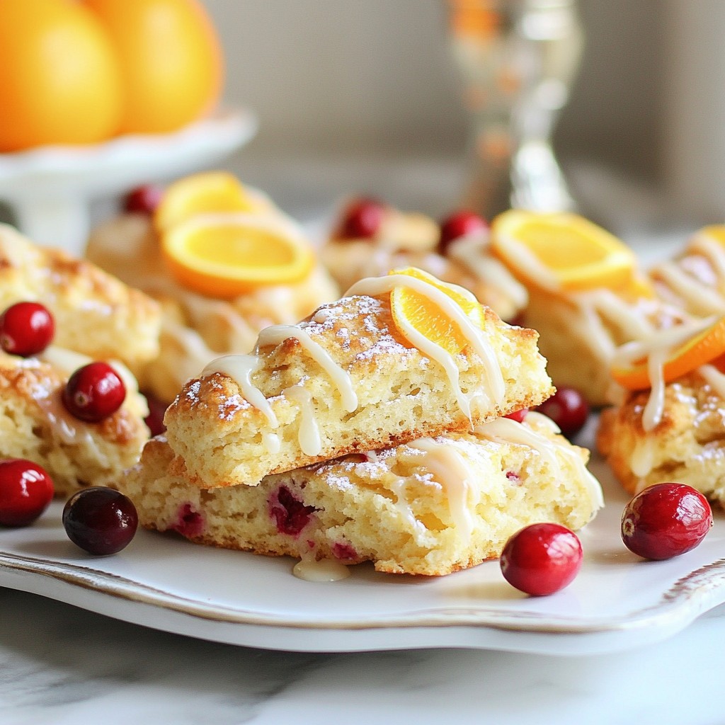 Cranberry Orange Scones Fresh and Tasty Delight