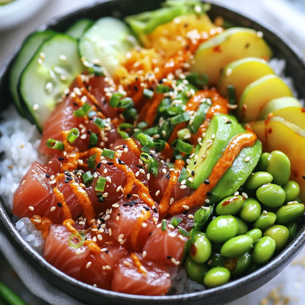 Spicy Tuna Sushi Bowls Flavorful and Simple Recipe
