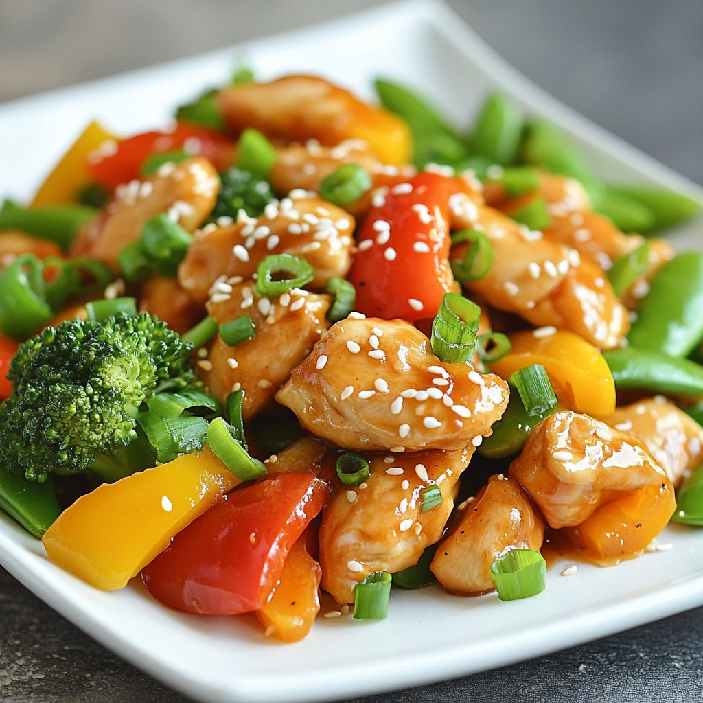 Honey Garlic Chicken Stir Fry Flavorful Weeknight Meal