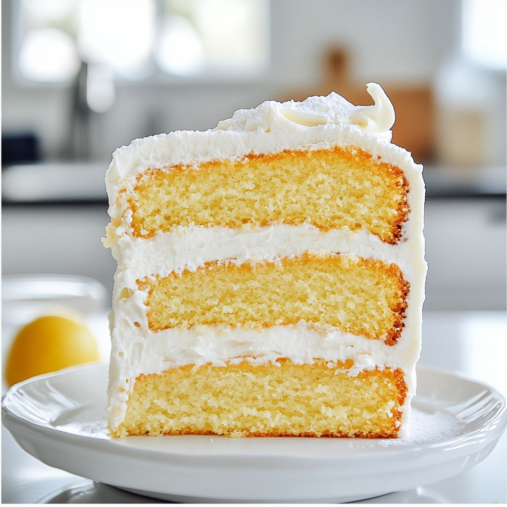 Fluffy Vanilla Bean Layer Cake with Creamy Frosting