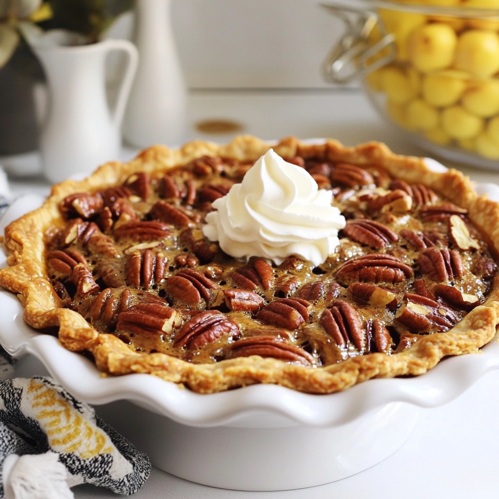 Classic Baking Maple Pecan Pie Delightful Treat