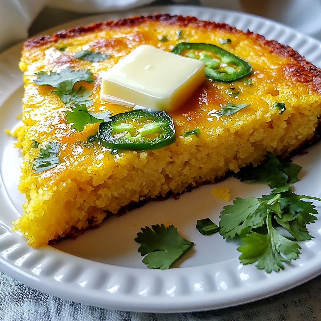 Jalapeño Cheddar Cornbread Flavorful and Easy Recipe