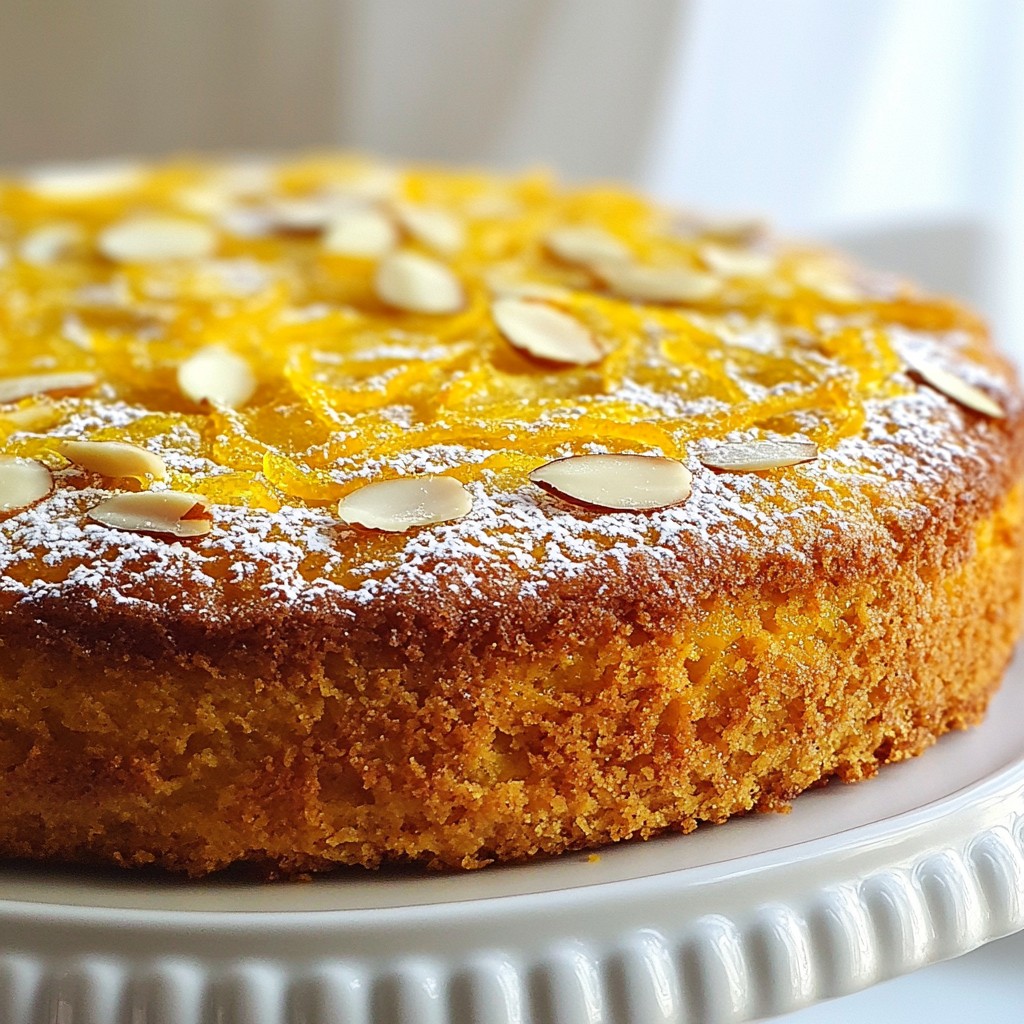 Moist Dessert Orange Almond Flour Cake Recipe Easy