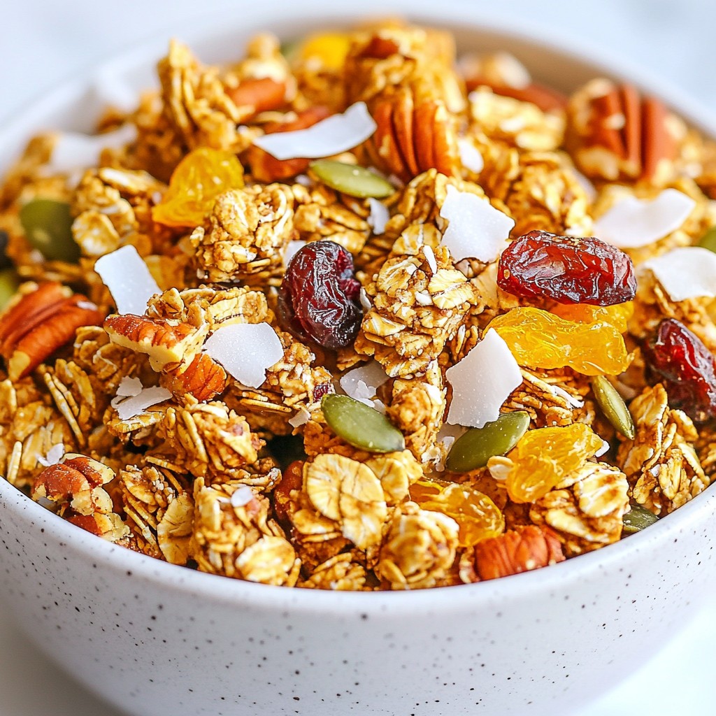 Maple Pecan Granola Clusters Delightful and Crunchy