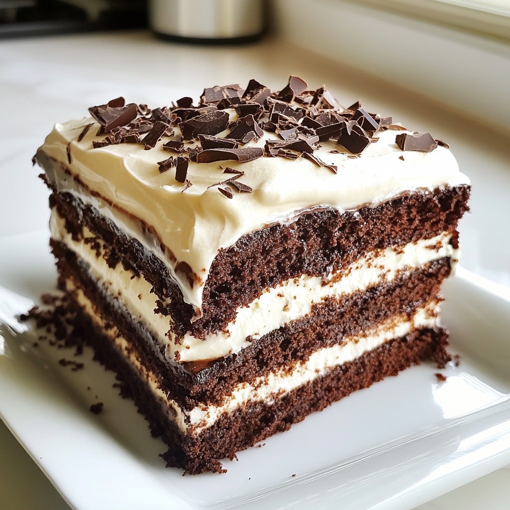 Decadent Baking Chocolate Coffee Layer Cake Recipe