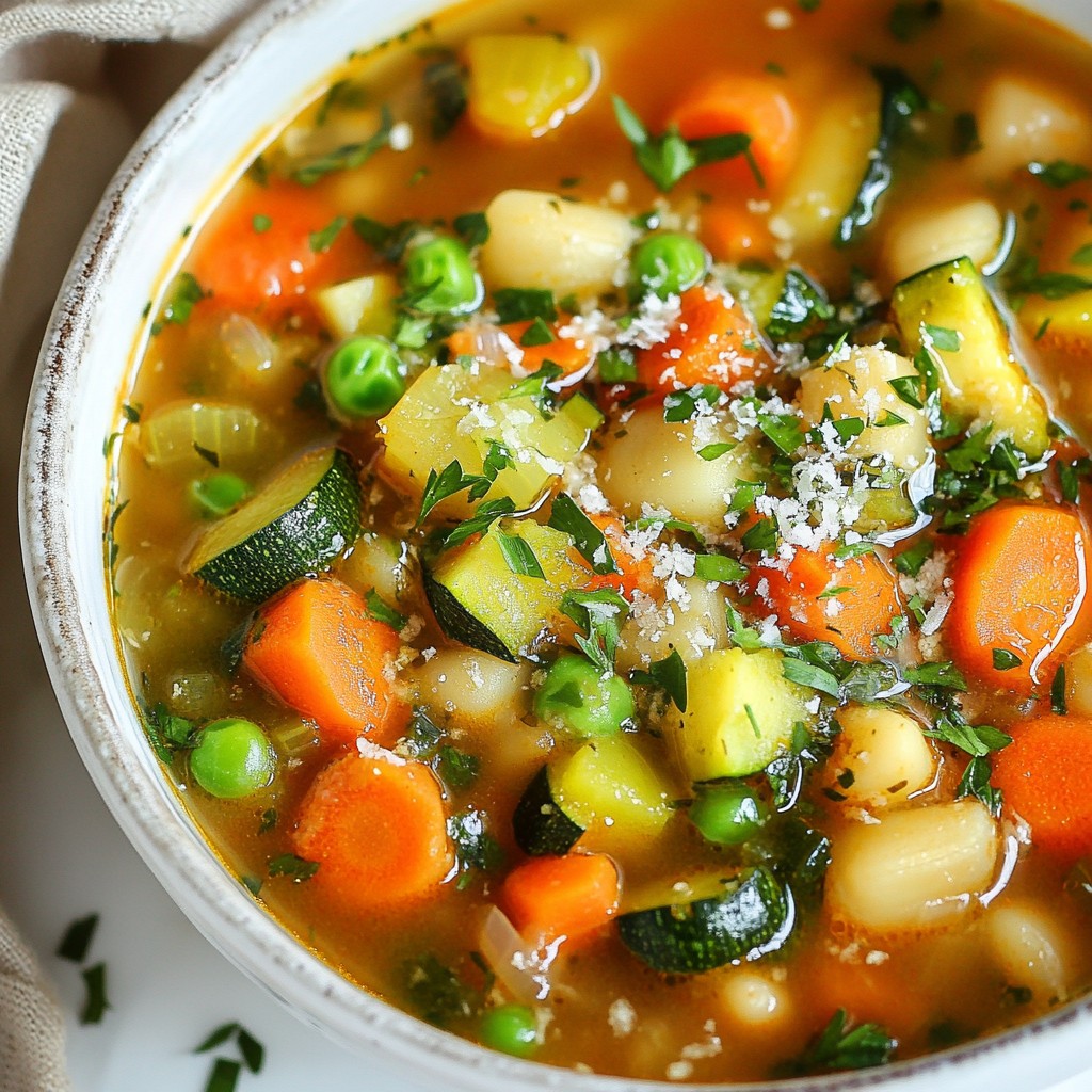 Classic Minestrone Soup Flavorful and Hearty Dish