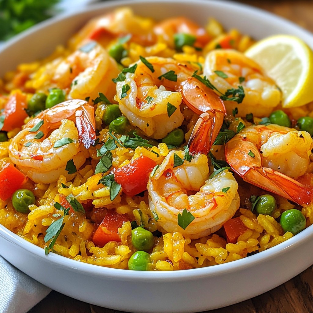 Easy Shrimp Paella Tasty and Quick Dinner Idea