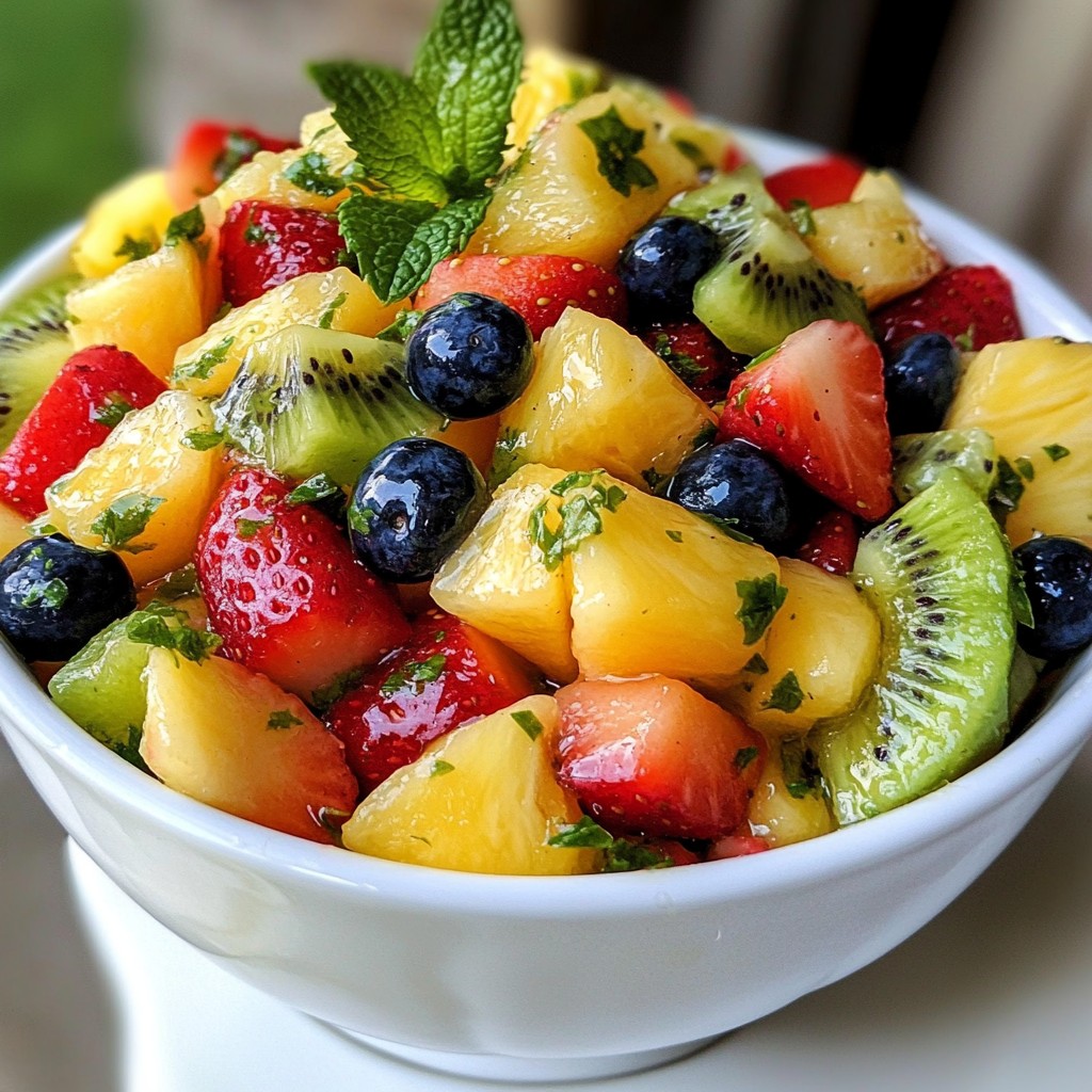 Honey Lime Fruit Salad Refreshing and Easy Recipe