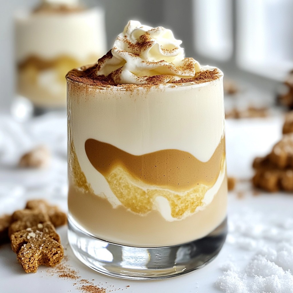 Gingerbread White Russian Festive and Cozy Delight